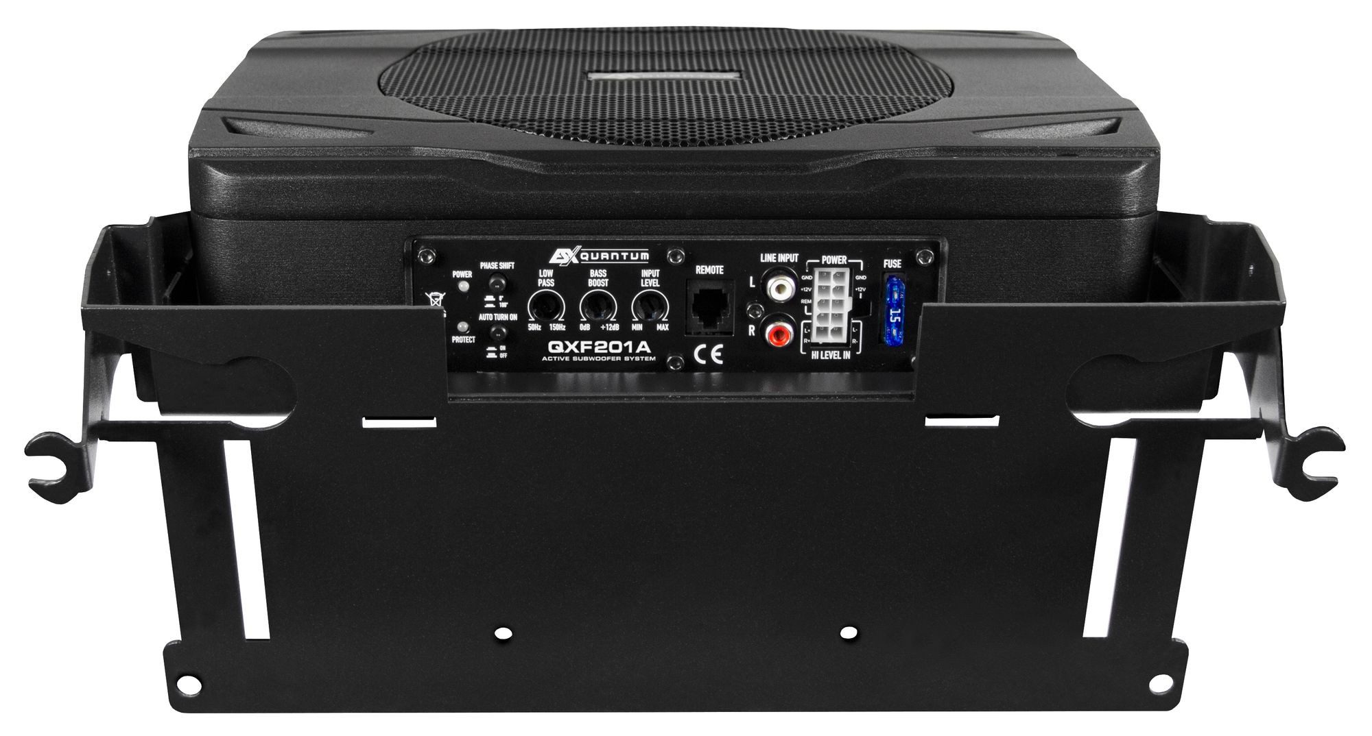 ESX QXF201A 20 cm aktiver Subwoofer für Ducato Boxer Jumper Auto-Subwoofer (100 W, max.: W cm)