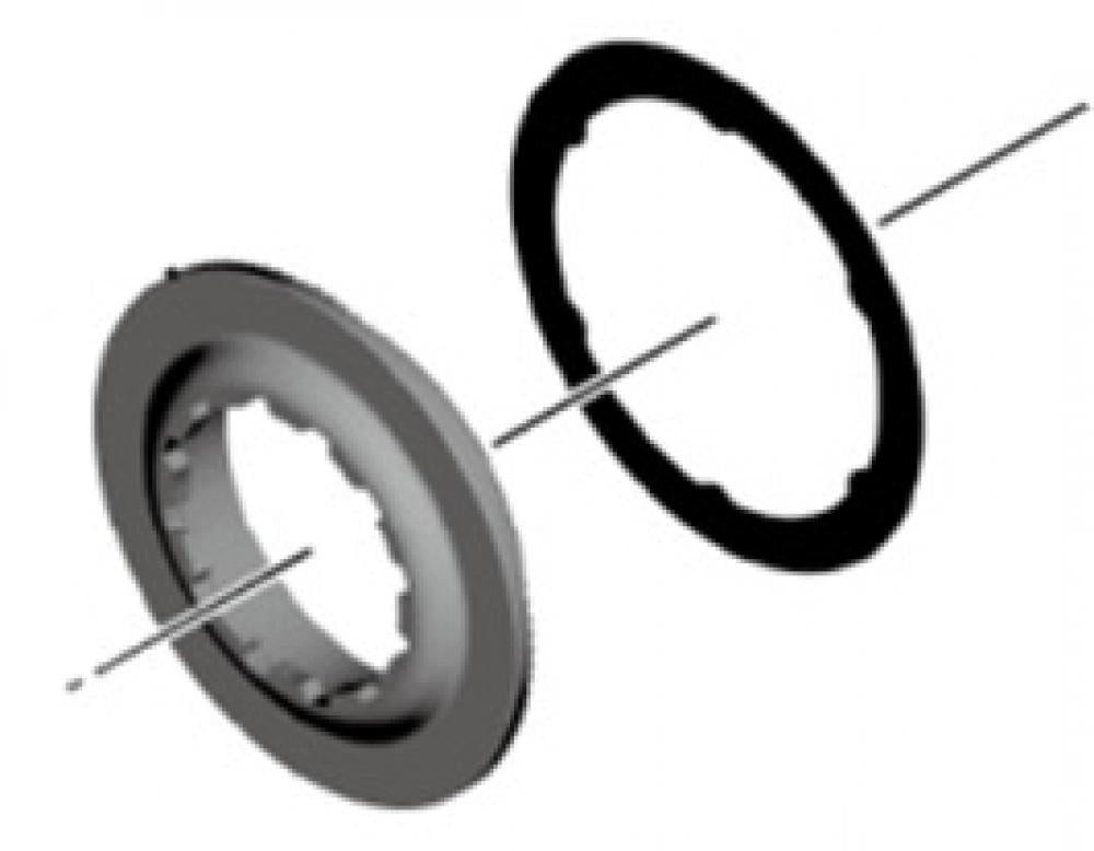 Shimano Kettenschaltung SHIMANO VERSCHLUSSRING M. U-SCHEIBE F. - Größe M, ca. 19 g, Radsport-Z