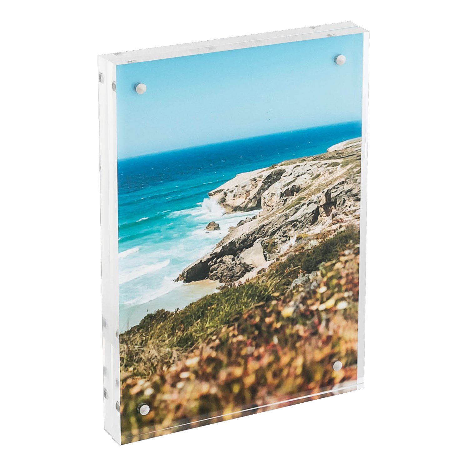 DoocliB Magnetische Bilderrahmen 10-tlg. - Bunte Fotorahmen Für 10x15cm Fotos