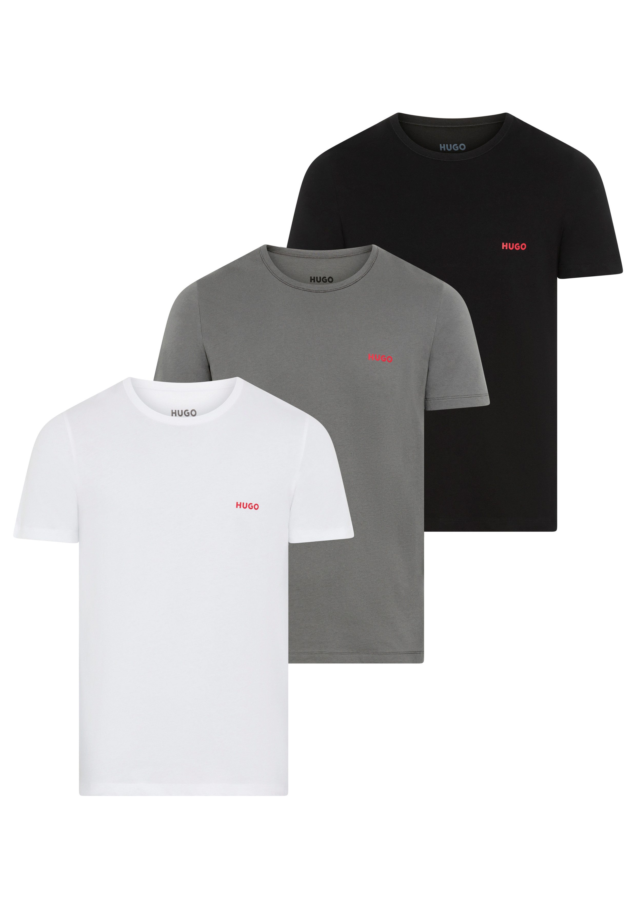 HUGO T-Shirt RN TRIPL (Packung, 3-tlg) günstig online kaufen