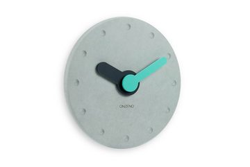ONZENO Wanduhr THE FRISKY. 20x20x0.9 cm (handgefertigte Design-Uhr)