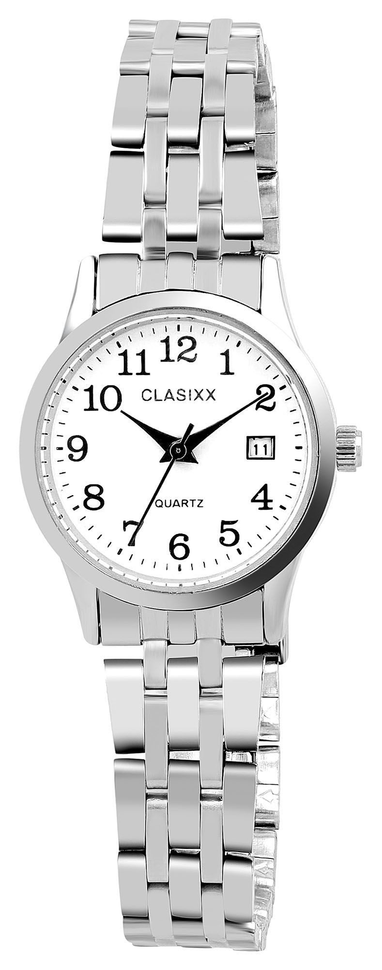 Clasixx Quarzuhr 1800260 mit Gliederarmband, Datumsanzeige günstig online kaufen