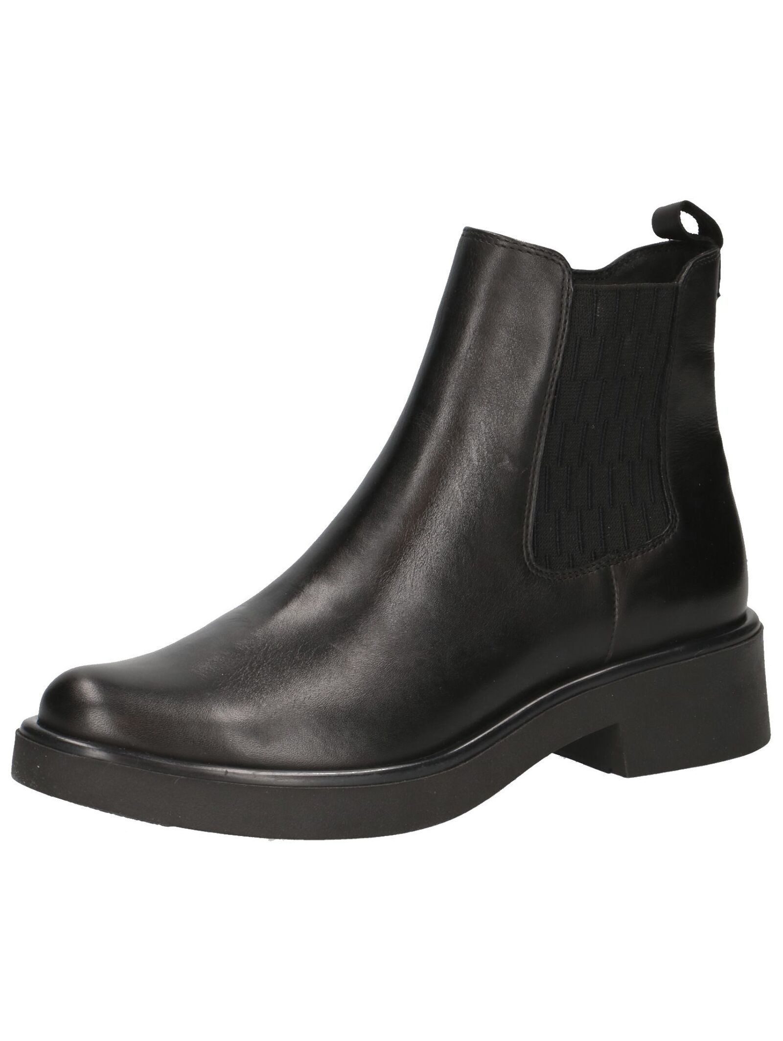 Stiefelette Leder/Textil . Stiefelette
