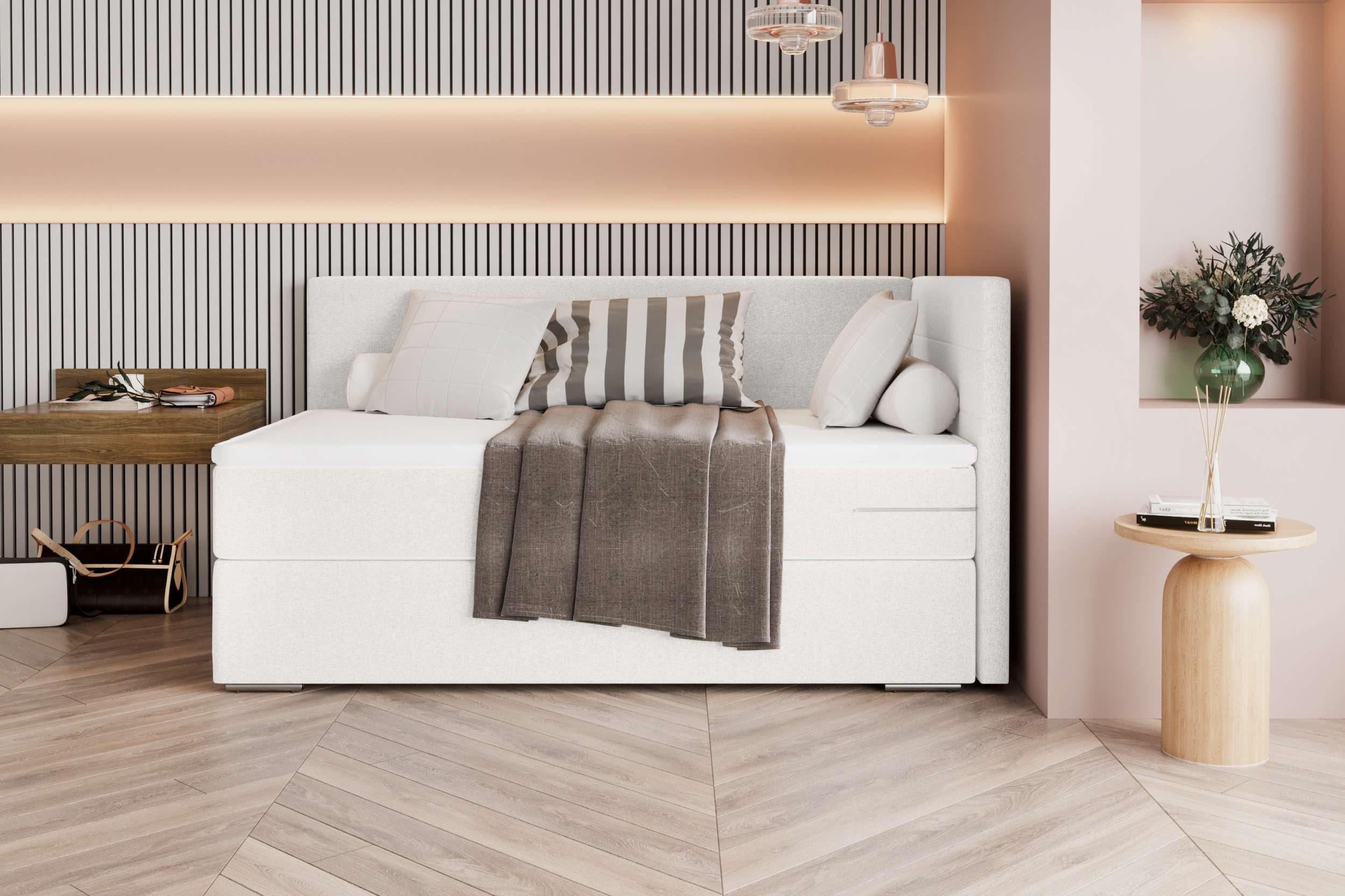 99rooms Boxspringbett Phönix Mini Plus (Schlafzimmerbett, günstig online kaufen