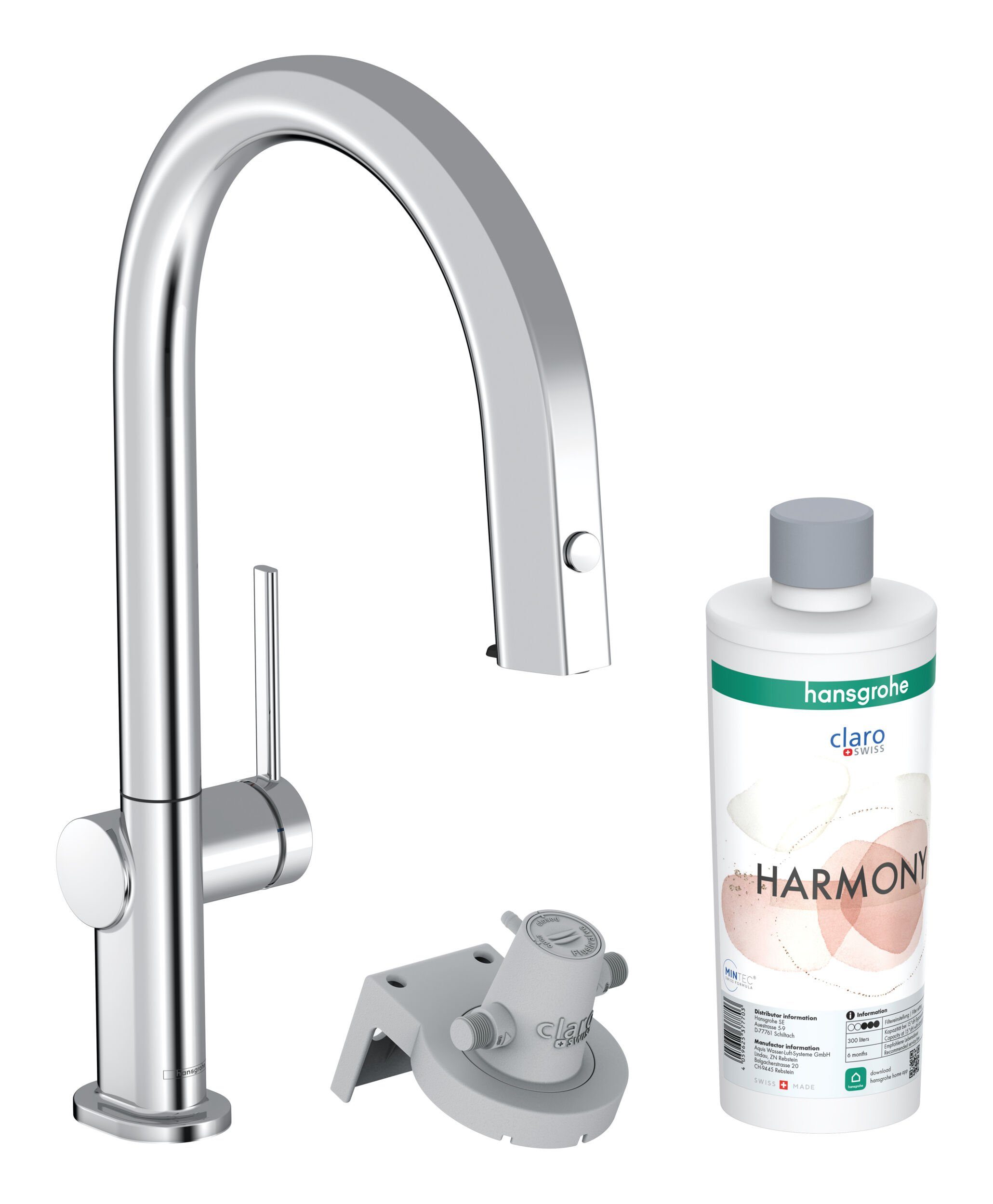 hansgrohe Küchenarmatur Aqittura M91 ФильтрыSystem 210 Starterset mit sBox mit Ausziehauslauf