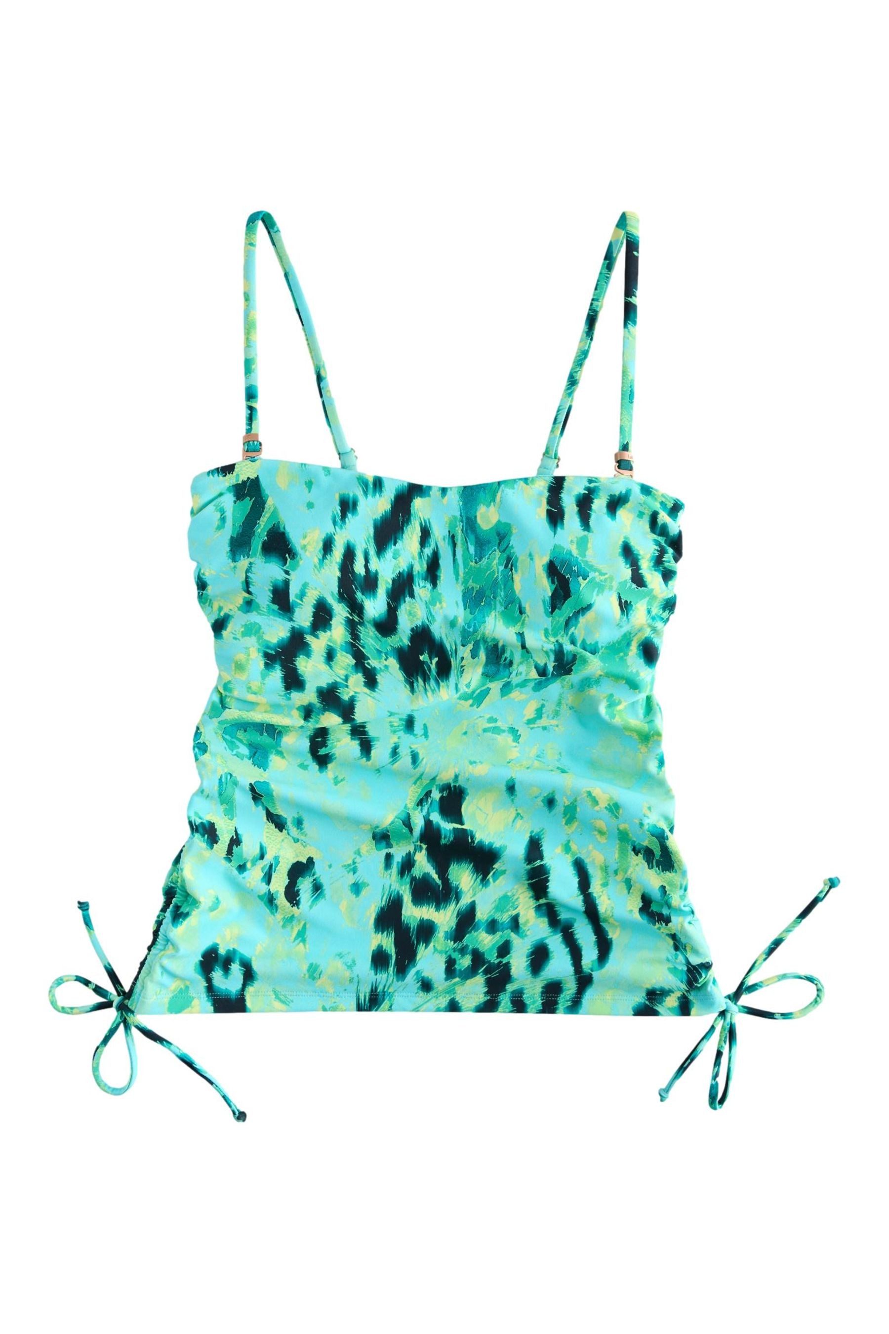 Next Tankini-Top Gerafftes Bandeau-Tankini-Oberteil (1-St)