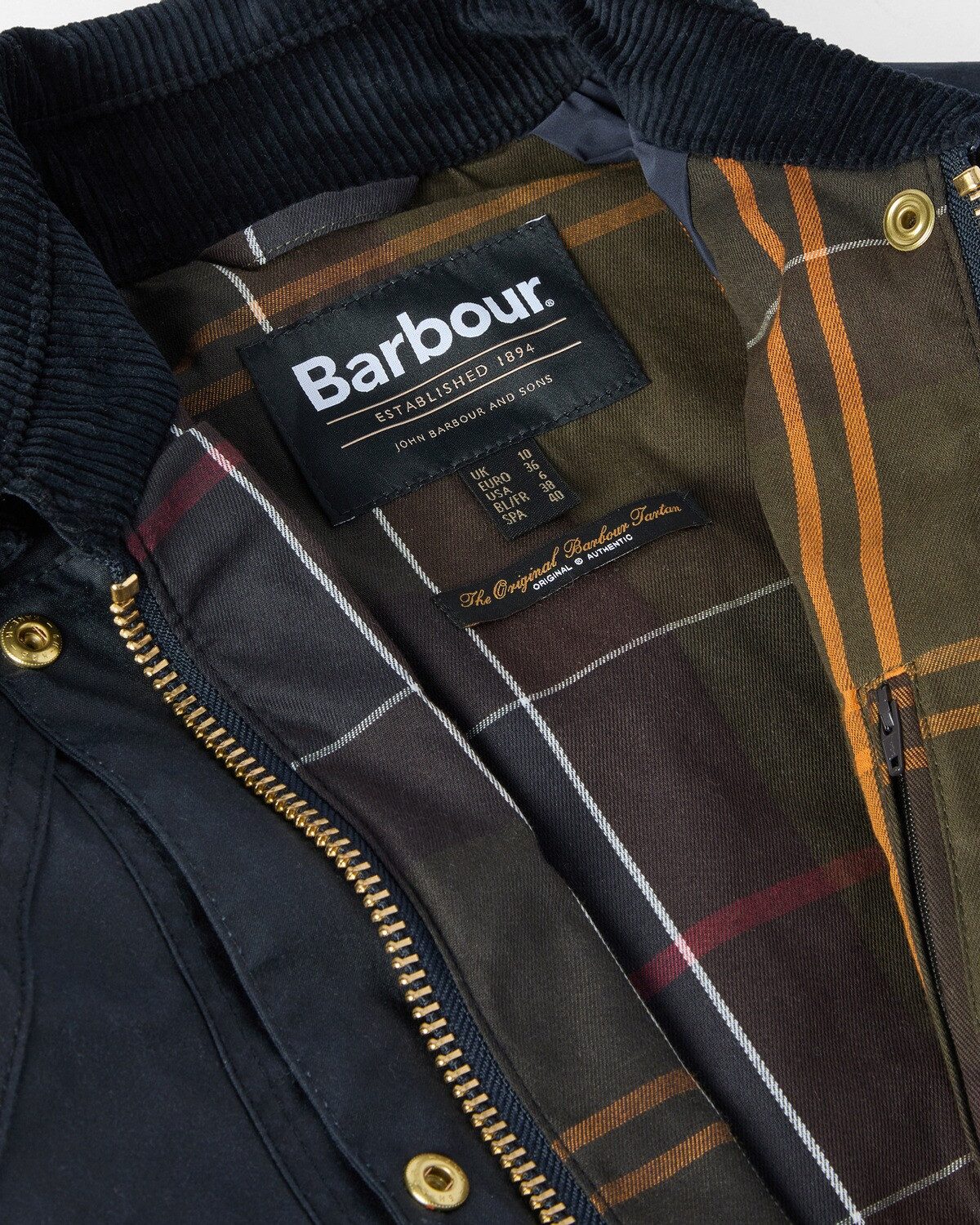Barbour Allwetterjacke Wachsjacke Cropped Beadnell