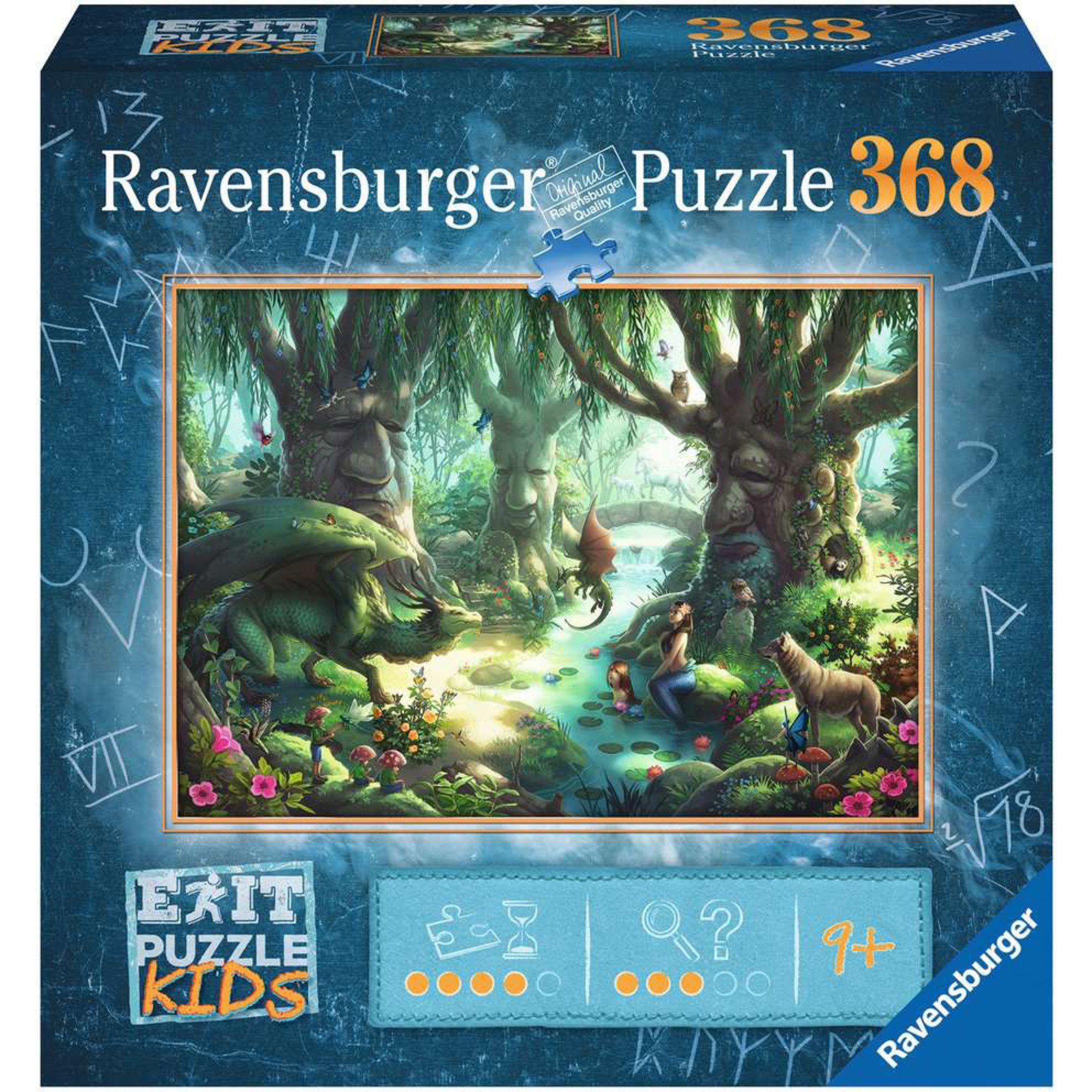 Ravensburger Puzzle Ravensburger Puzzle Kids EXIT - Der magische Wald, 368 Puzzleteile