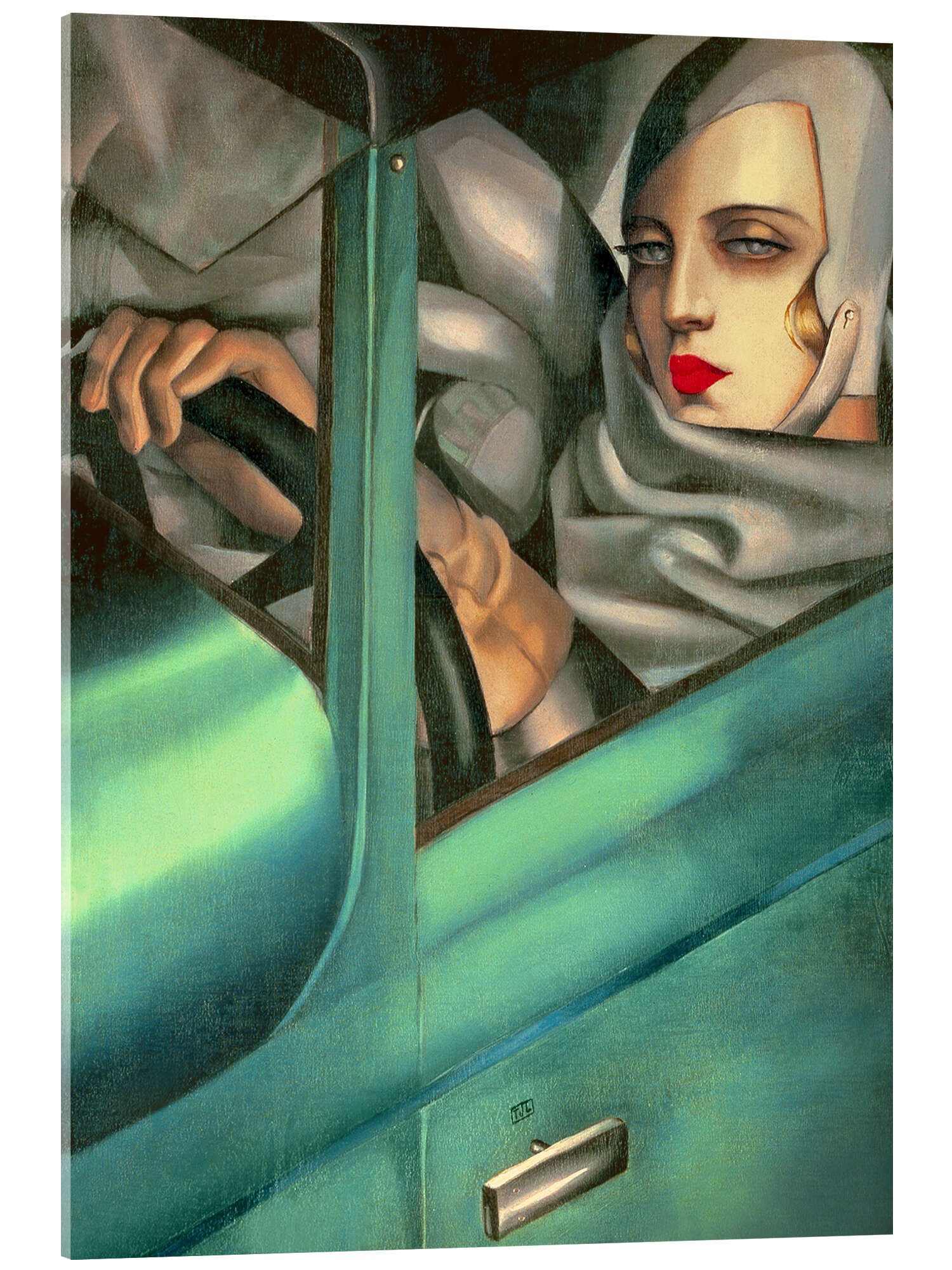 Posterlounge Wandbild Mein Porträt, 1929, Tamara de Lempicka, erhältlich als Poster, Leinwandbild, Wandsticker oder Acrylglasbild