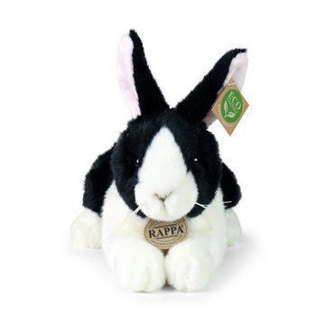 Teddys Rothenburg Kuscheltier Kuscheltier Hase liegend schwarz/weiß 25 cm