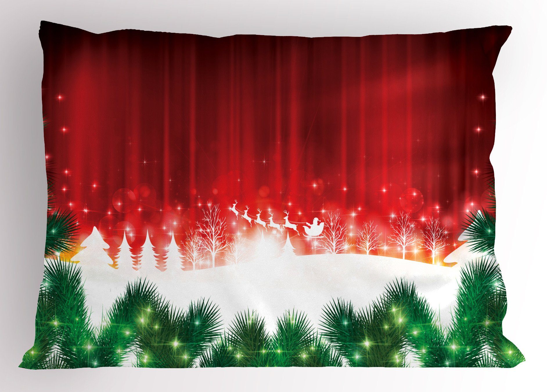 Kissenbezüge Dekorativer Standard King Size Gedruckter Kissenbezug, Abakuhaus (1 Stück), Weihnachten Xmas-Theme