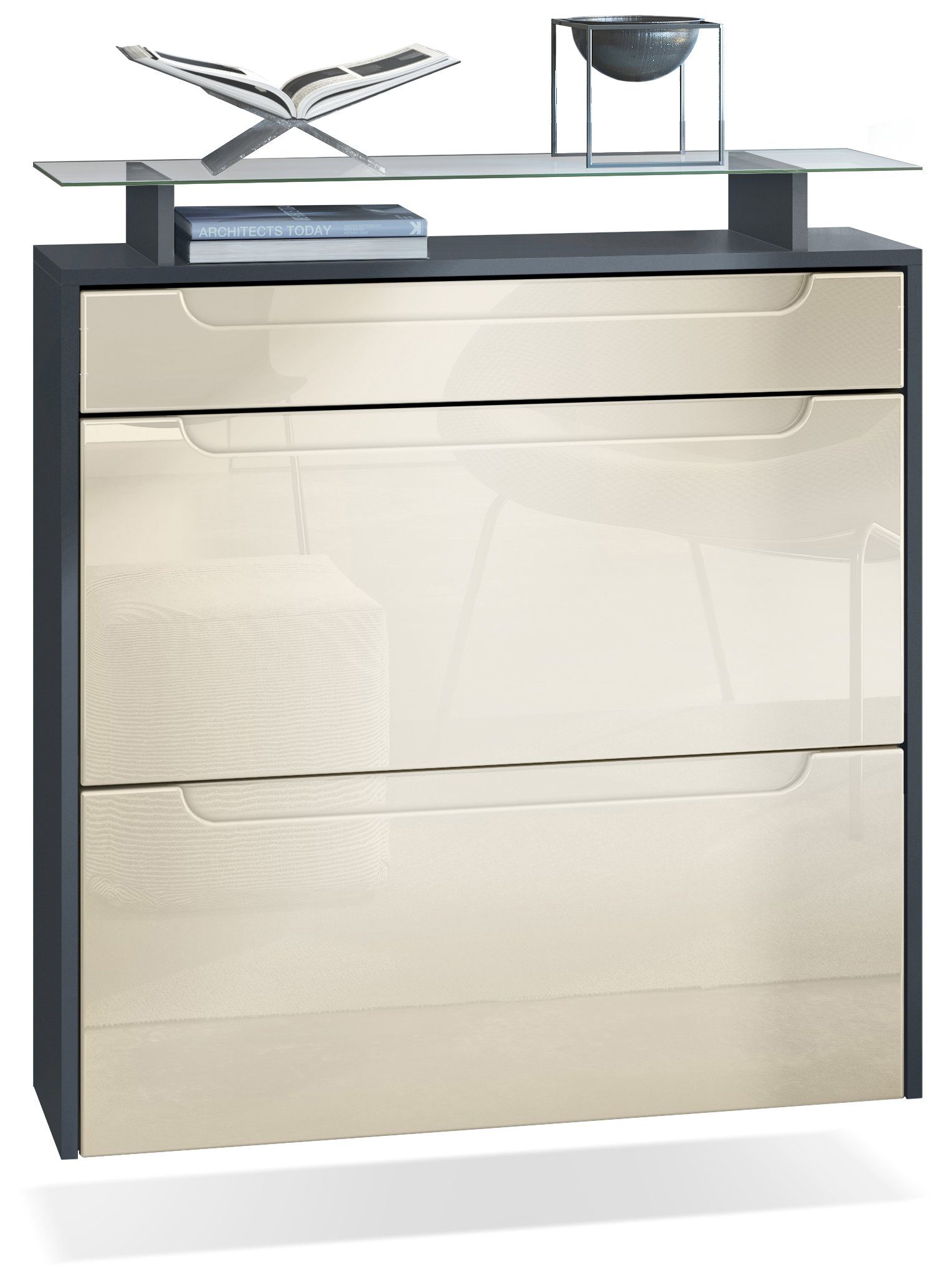 Vladon Schuhschrank Annie (Schuhkipper für 16 günstig online kaufen