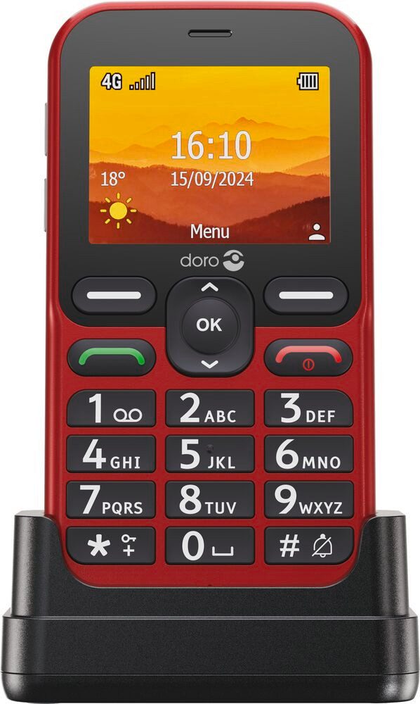 Doro Leva L10 Handy (6,09 cm/2,4 Zoll, 2 MP Kamera)
