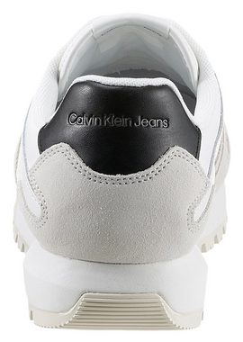 Calvin Klein Jeans TOOTHY RUN LACEUP LOW LTH MIX Sneaker mit Kontrastdetails, Freizeitschuh, Halbschuh, Schnürschuh
