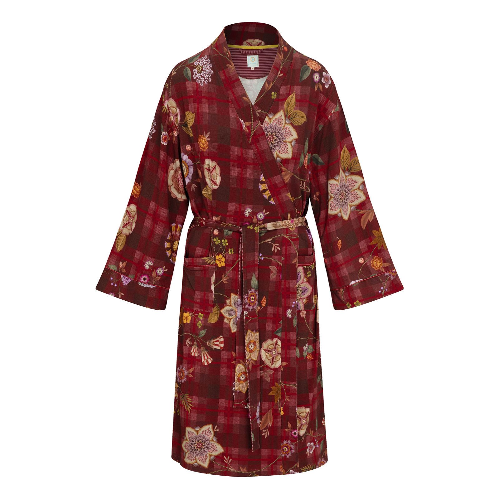 PiP Studio Kimono Kimono Naomi, knielang, Viskose, mit breitem Gürtel zum b günstig online kaufen