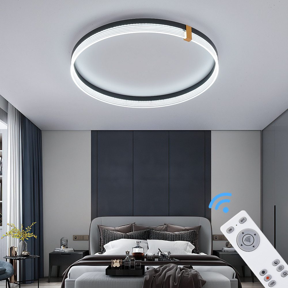 Eurotondisplay LED Deckenleuchte LED Deckenleuchte Fernbedienung/Handy-App günstig online kaufen