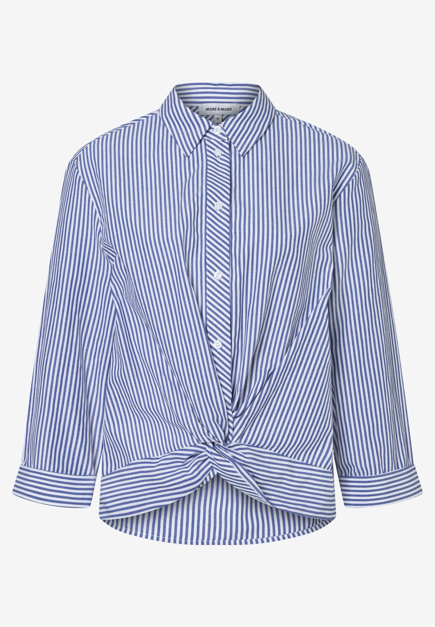 MORE&MORE Hemdbluse Shirt Blouse with Tw günstig online kaufen