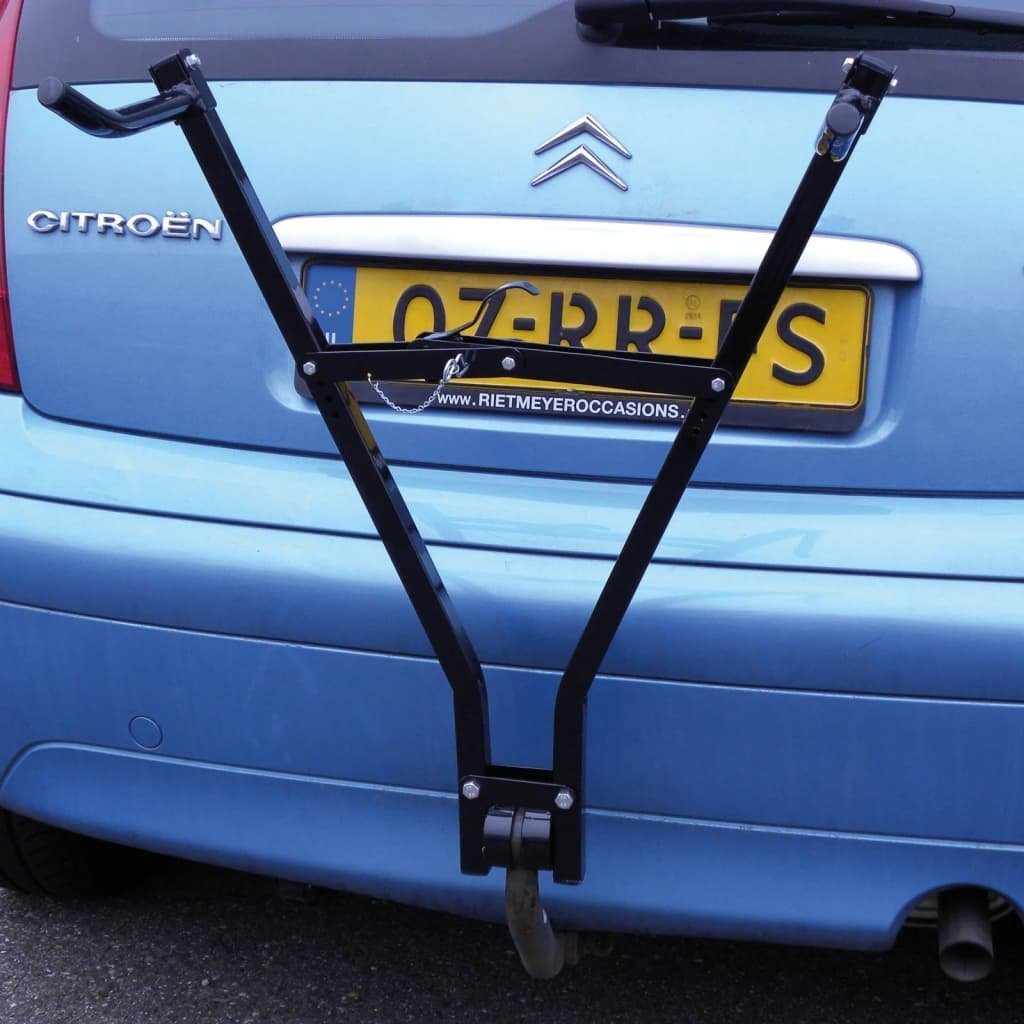Carpoint mit (1-tlg) Fahrradträger Anhängerkupplung 30kg, Dachfahrradträger auf Kennzeichenhalter