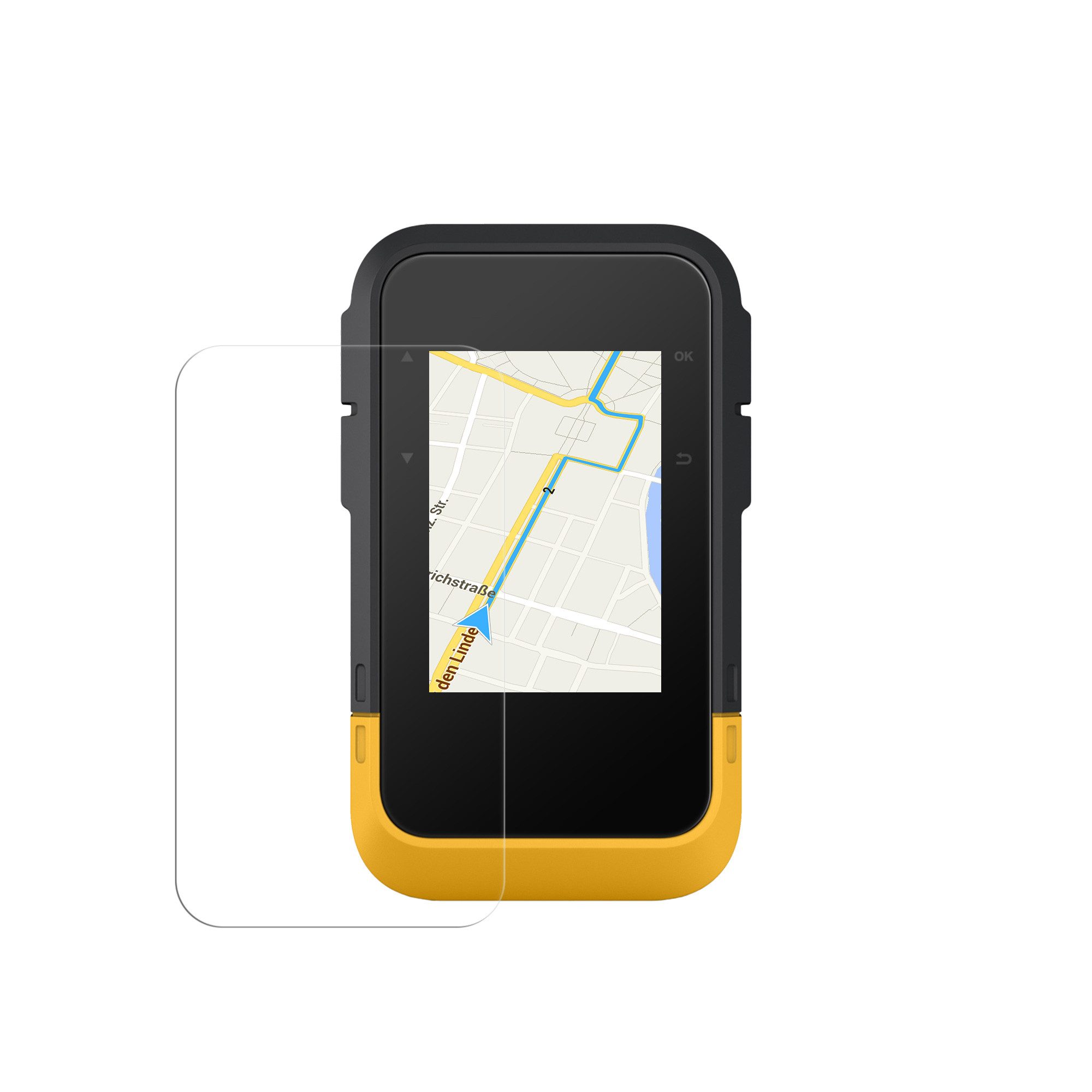 Displayschutzfolie 2x Displayschutzfolie für Garmin eTrex SE