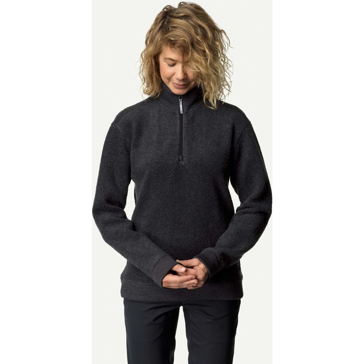 Houdini Fleecejacke W's Alto Half Zip Warmes, vielseitiges Midlayer aus Merinowolle und Tencel® für Damen
