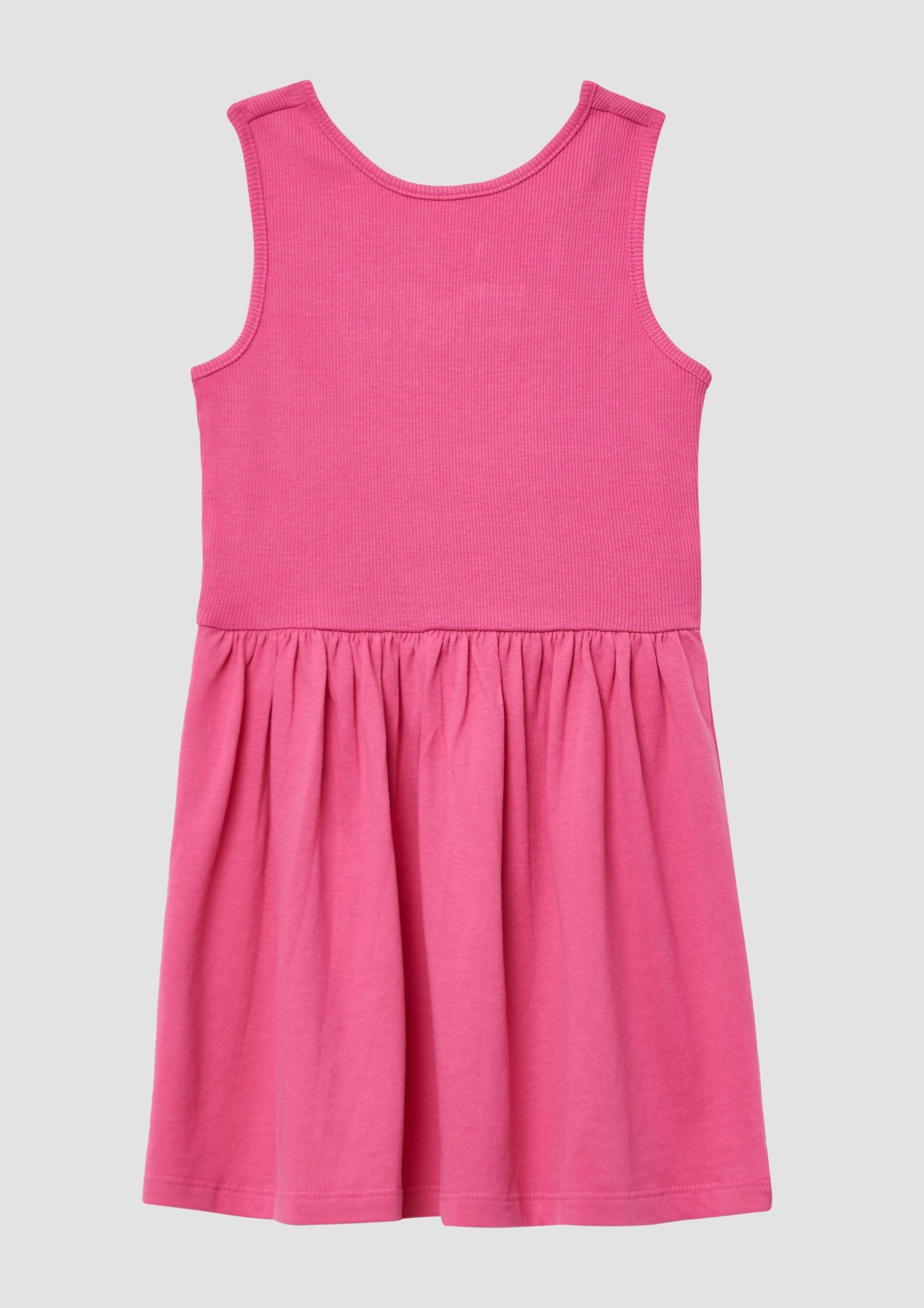 s.Oliver Minikleid Kleid Kurzes Kleid aus Baumwollmix mit Rücken-Detail