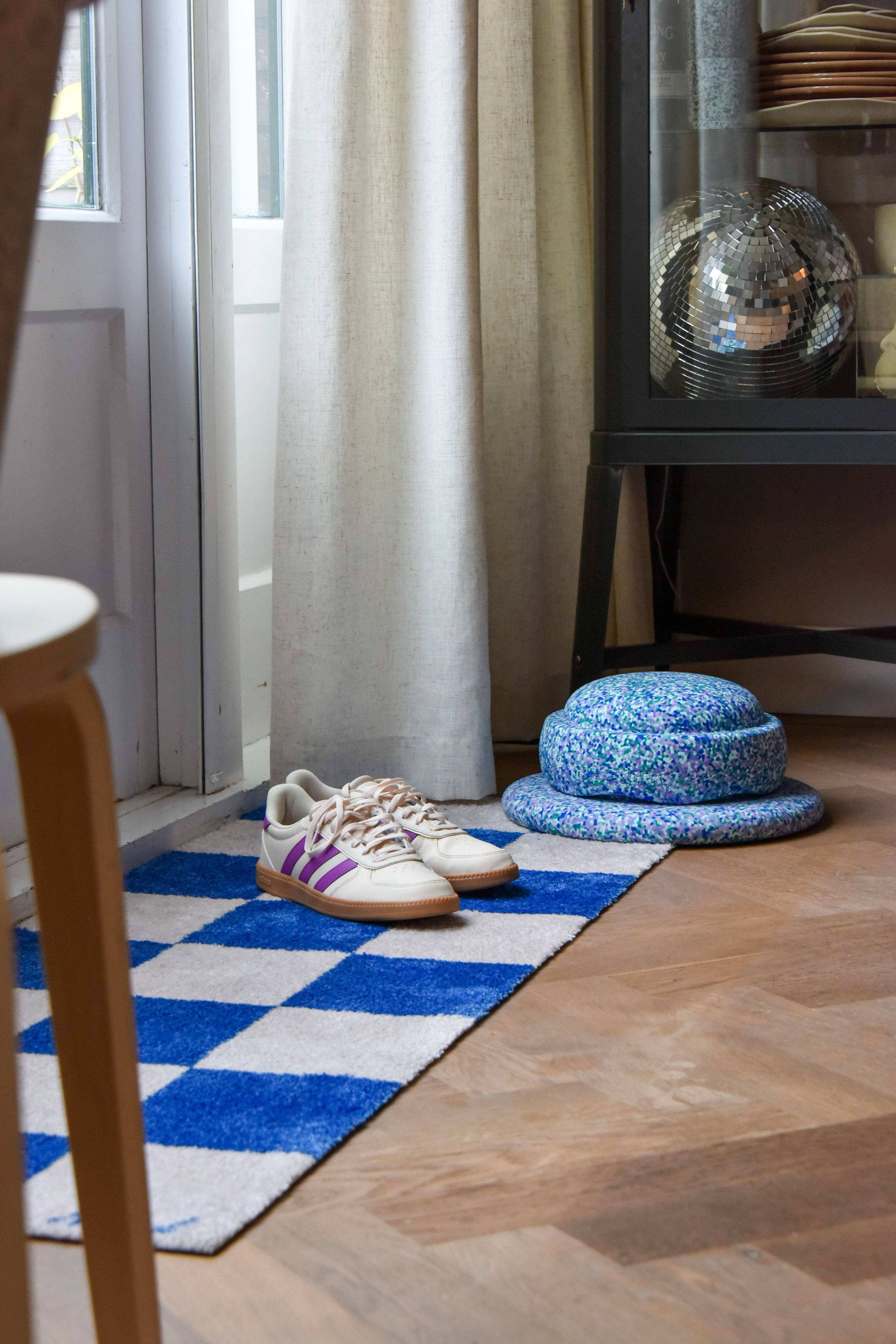 Mad about Mats Fußmatte kariert für innen, Indoor Türvorleger auch als Läufer erhältlich., Fußmatten Karo Design in verschiedenen Farben mit passenden Läufern