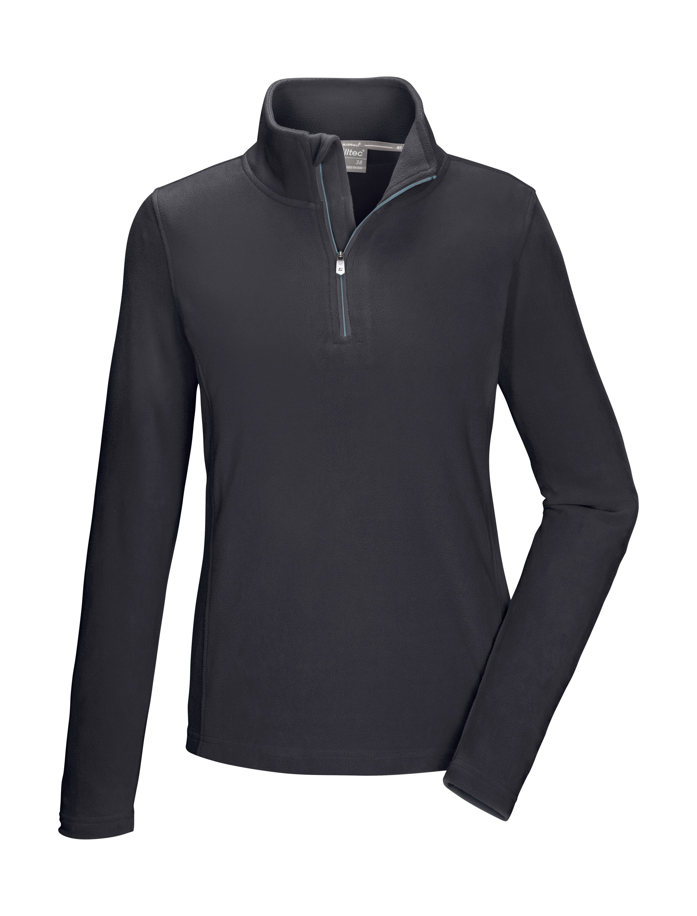 Killtec Fleeceshirt KSW 101 WMN FLC SHRT Fleeceshirt mit Stehkragen, warm, Reißverschluss mit Kinnschutz