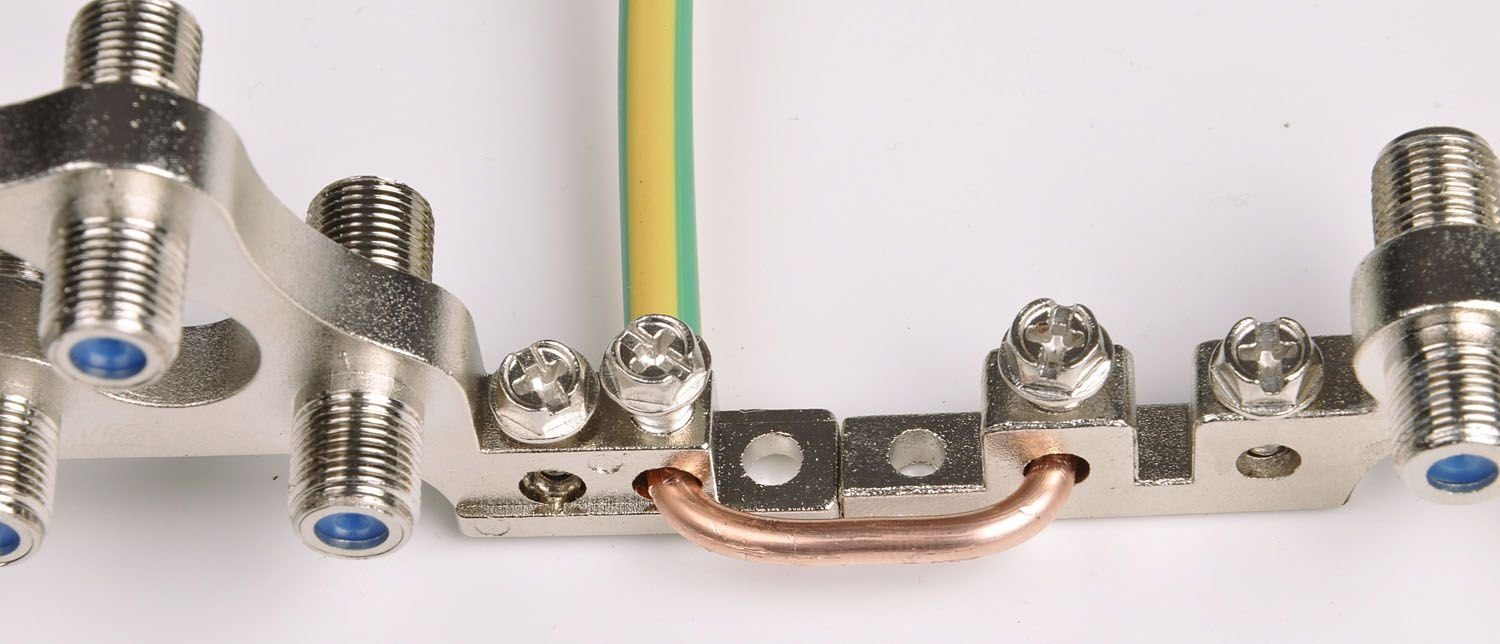 DUR-line DUR-line DEB 13 Guss - Erdungsblock Set SAT-Kabel