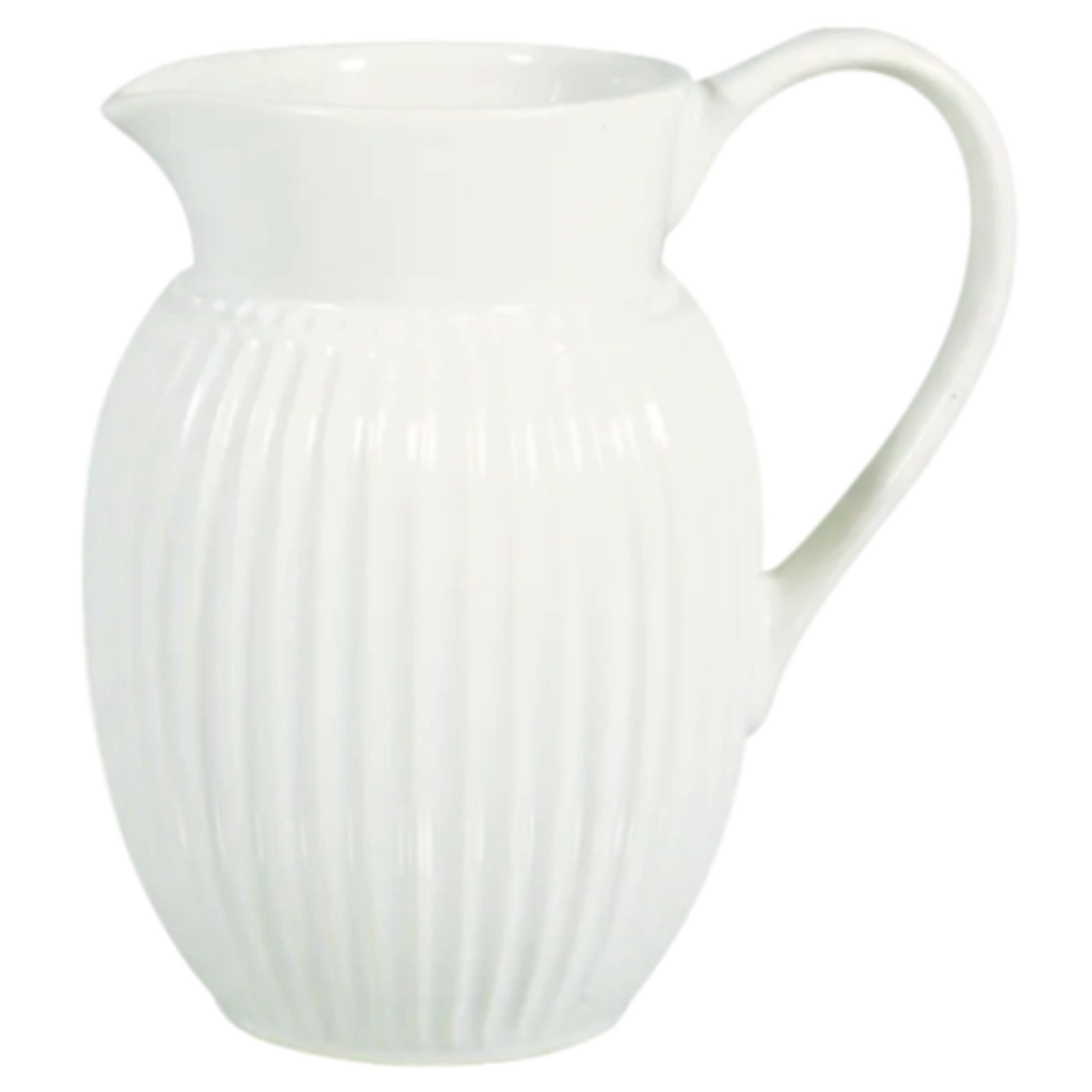Wasserkrug GreenGate Krug Alice Weiß 1,5 L