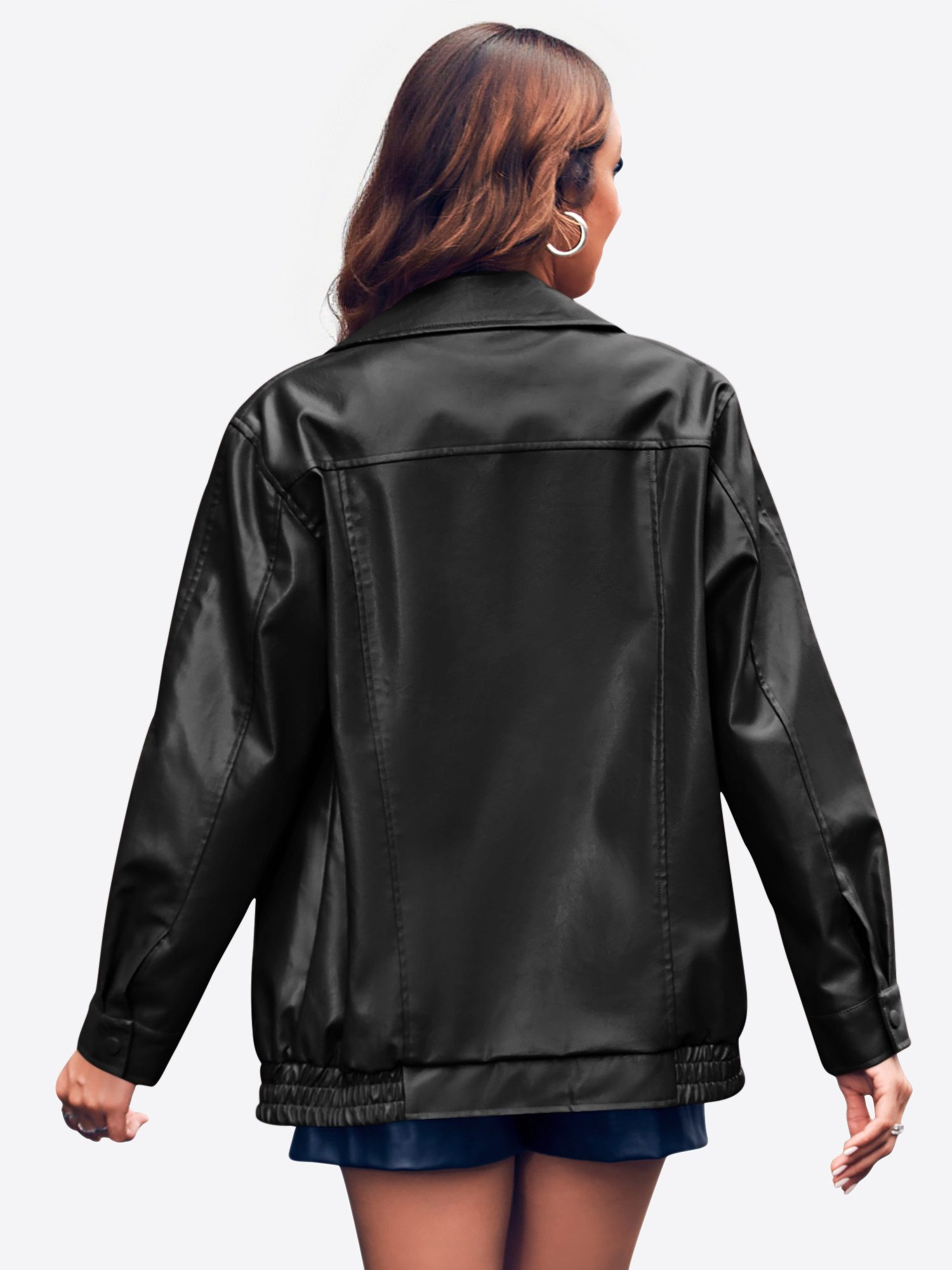 Imily Bela Bikerjacke Damen Lederjacke (Packung, 1-St., 1per-Pack) Reverskr günstig online kaufen