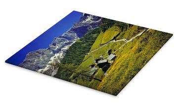 Posterlounge Acrylglasbild Ric Ergenbright, Alm in den Dachstein Alpen, Fotografie