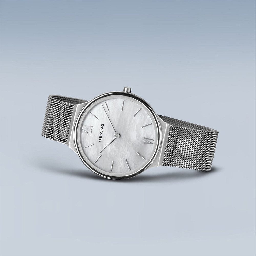 Bering Quarzuhr Bering Ultra Slim silber poliert/gebürstet 18434-000 18434-000, Bering Ultra Slim silber poliert/gebürstet 18434-000