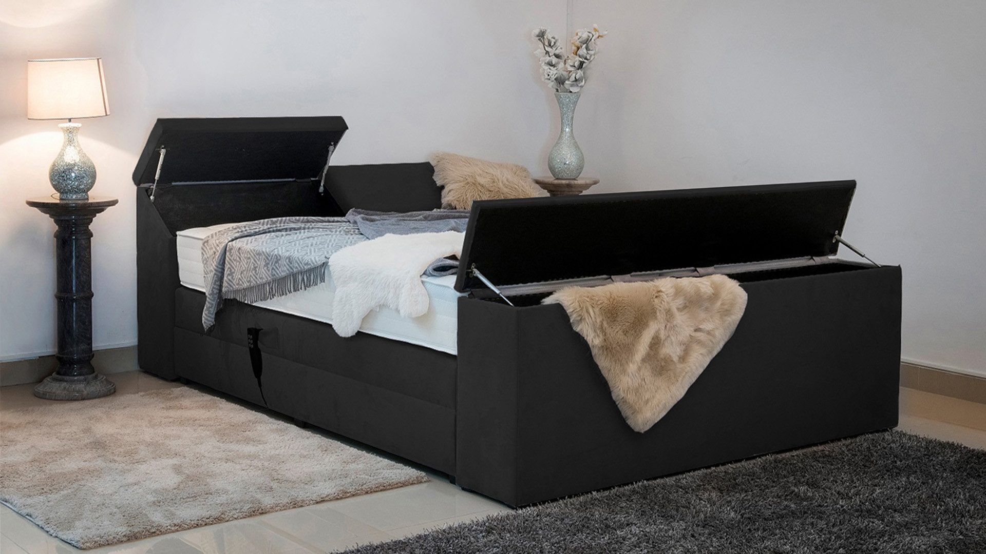 PAARA Boxspringbett Dubai elektrisch verstellbar mit günstig online kaufen
