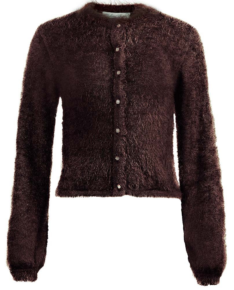 Madame Marie Strickjacke Trachtenstrickjacke Nivora espresso günstig online kaufen