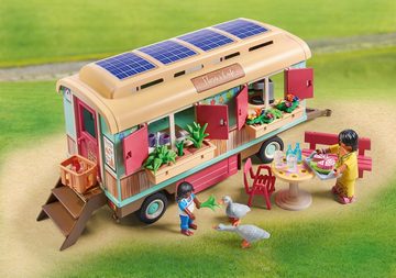 Playmobil® Konstruktions-Spielset Gemütliches Bauwagencafé (71441), Country, (145 St), teilweise aus recyceltem Material; Made in Germany