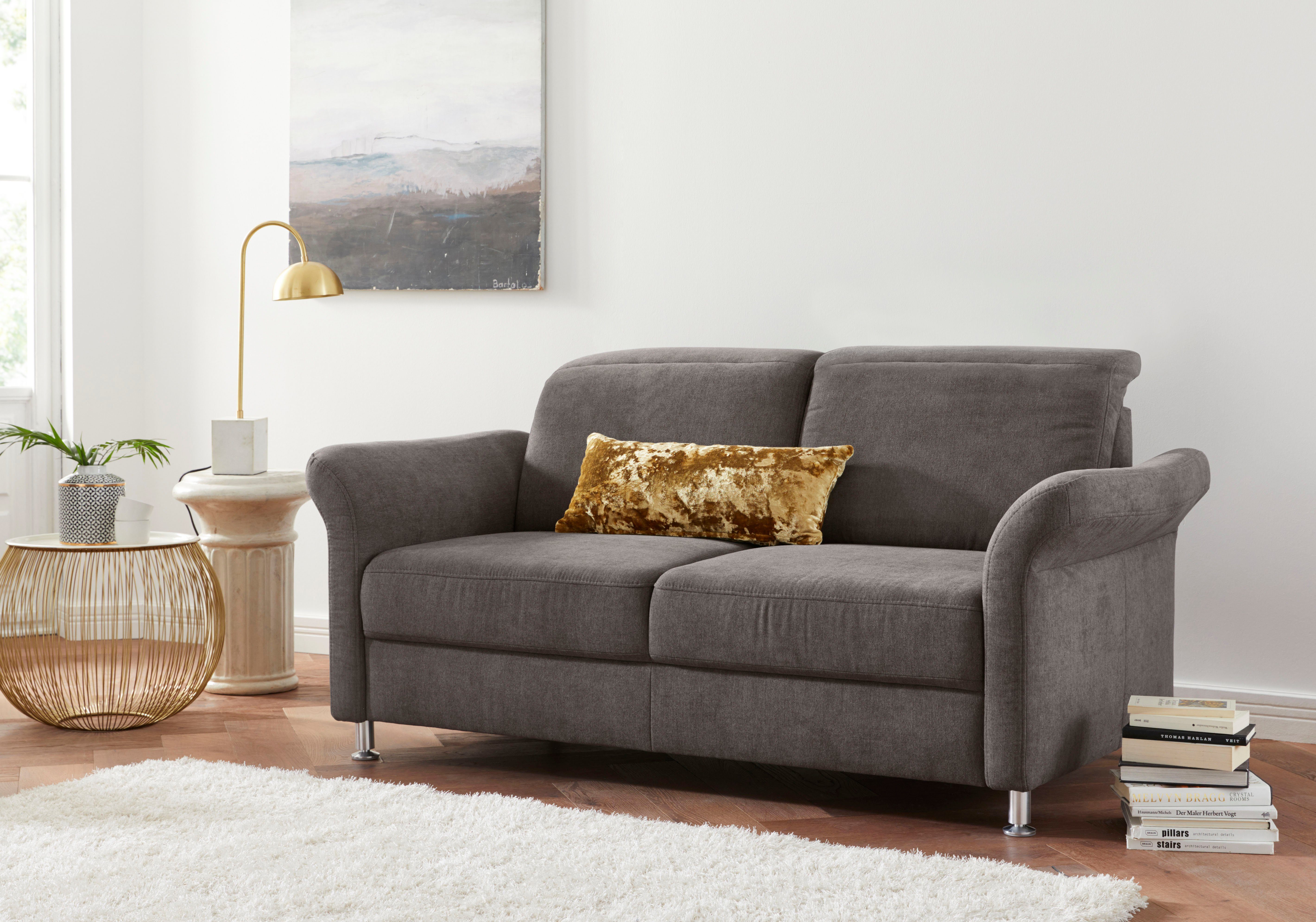 sit&more 2,5-Sitzer Darwin, inklusive Federkern, wahlweise mit Kopfteilverstellung