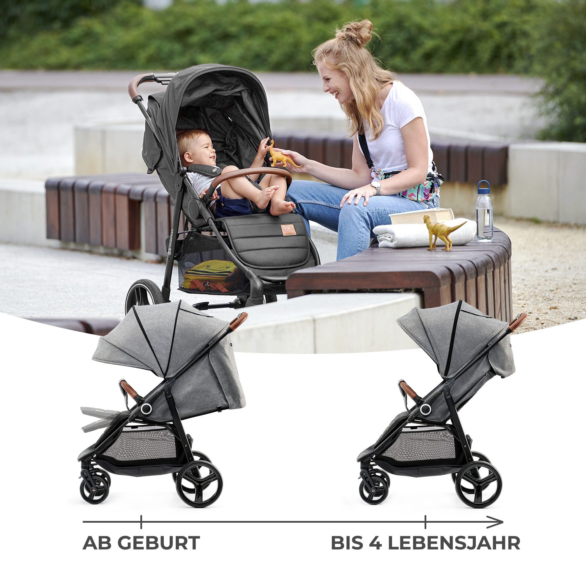 Kinderkraft GRANDE PLUS children's buggy