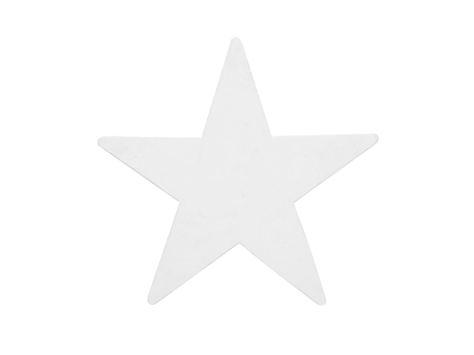 EUROPALMS Dekoobjekt EUROPALMS Silhouette Stern, weiß, 58cm