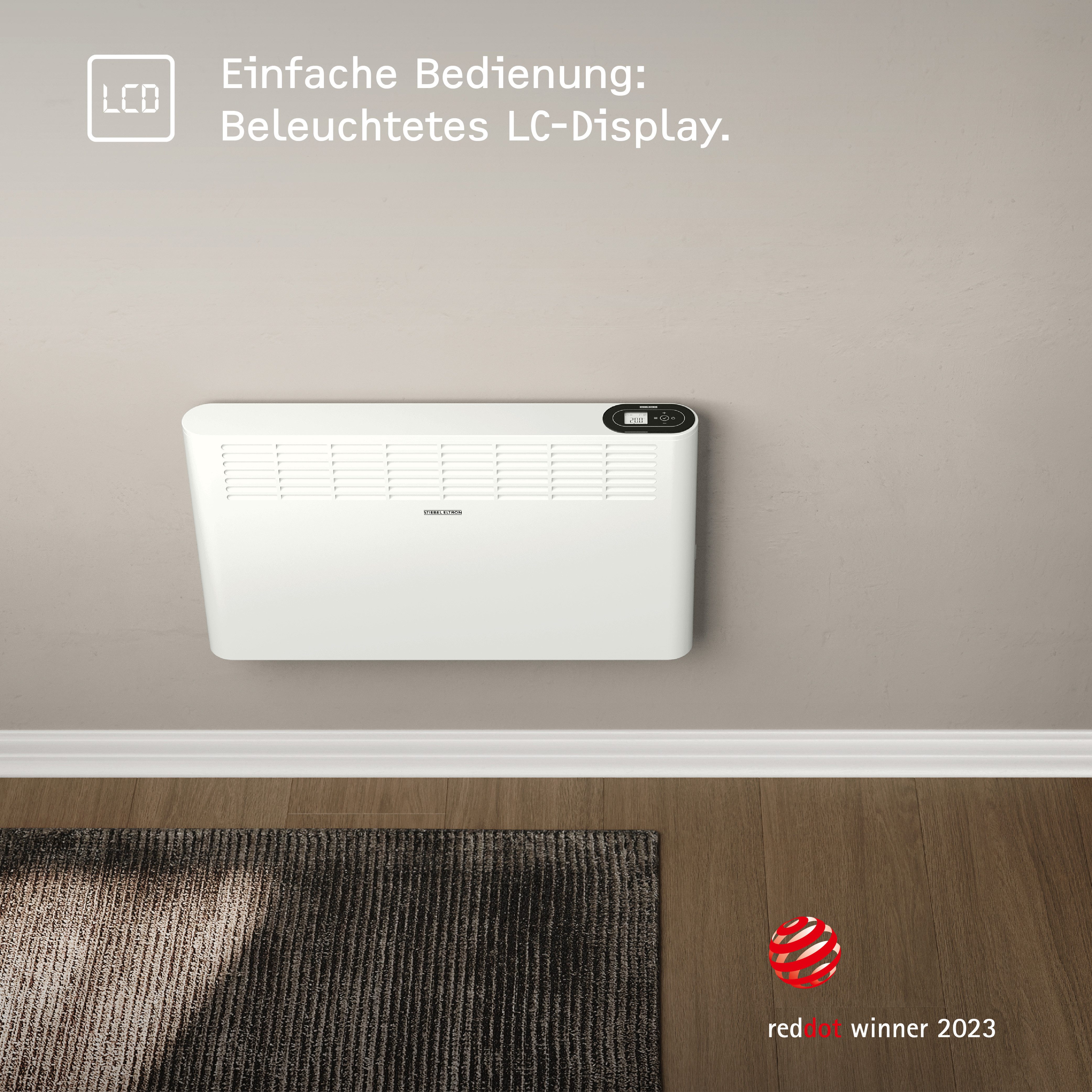 STIEBEL ELTRON Konvektor »CNS 2000 Plus LCD«, Wandkonvektor, energiesparend günstig online kaufen
