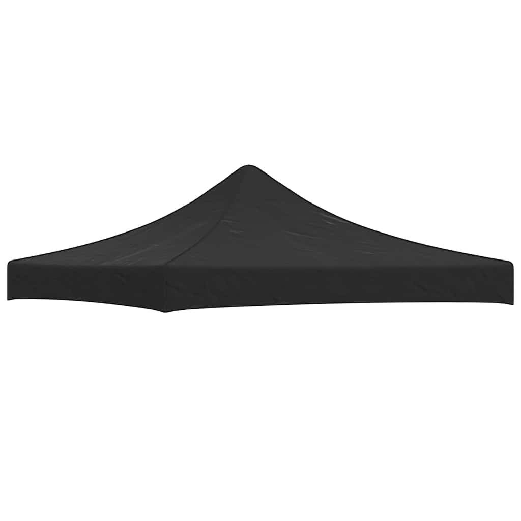 vidaXL Pavillon-Ersatzdach Partyzelt-Dach 3x3 m Schwarz 270 g/m², 290 x 290 cm
