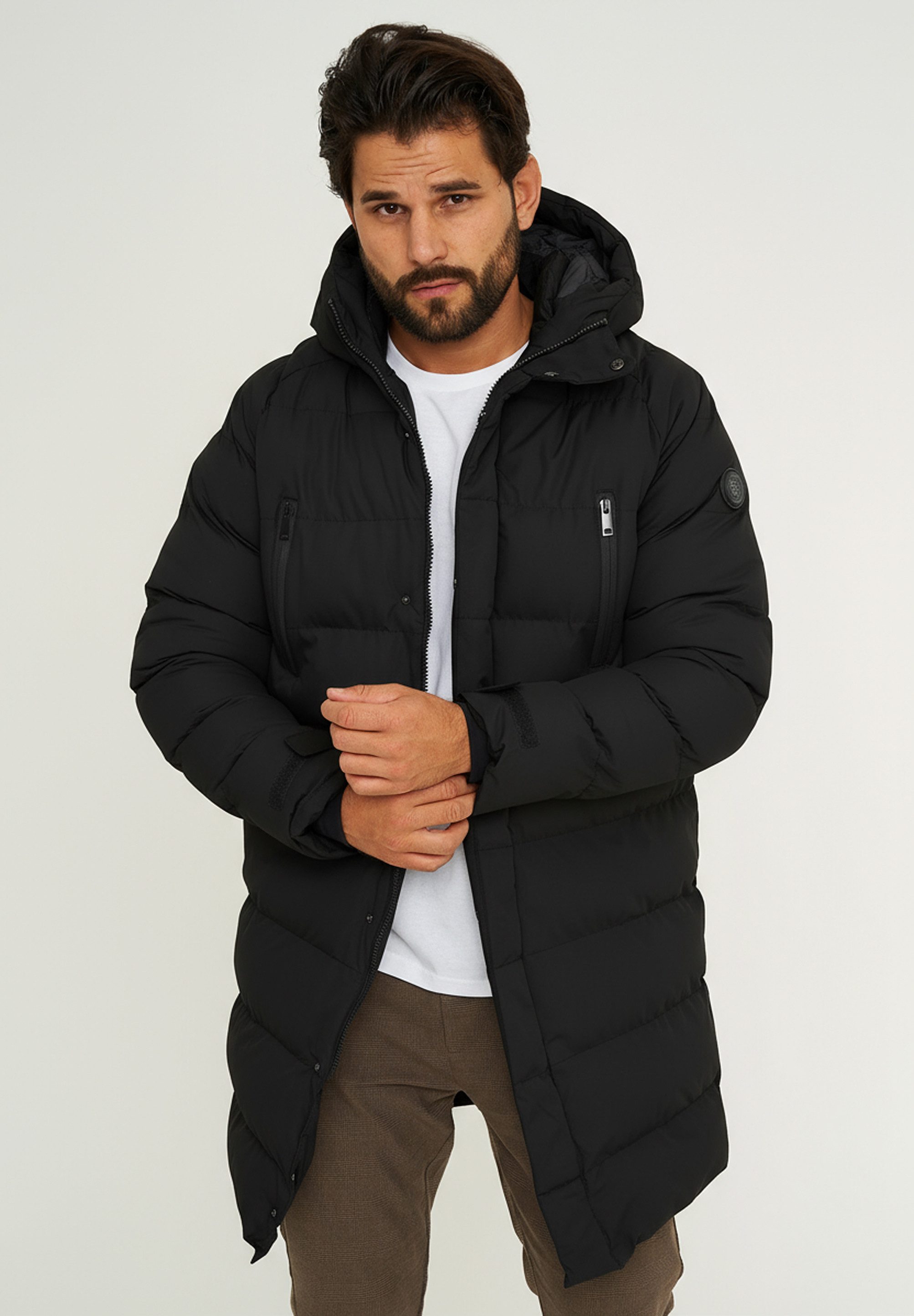 SOULSTAR Parka S2SETTIN Herren Winterjacke Wintermantel Steppjacke Pufferjacke mit Kapuze