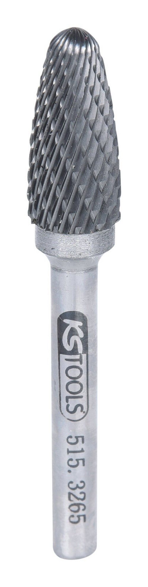 KS Tools Frässtift, HM Rundbogen Form F, 12 mm