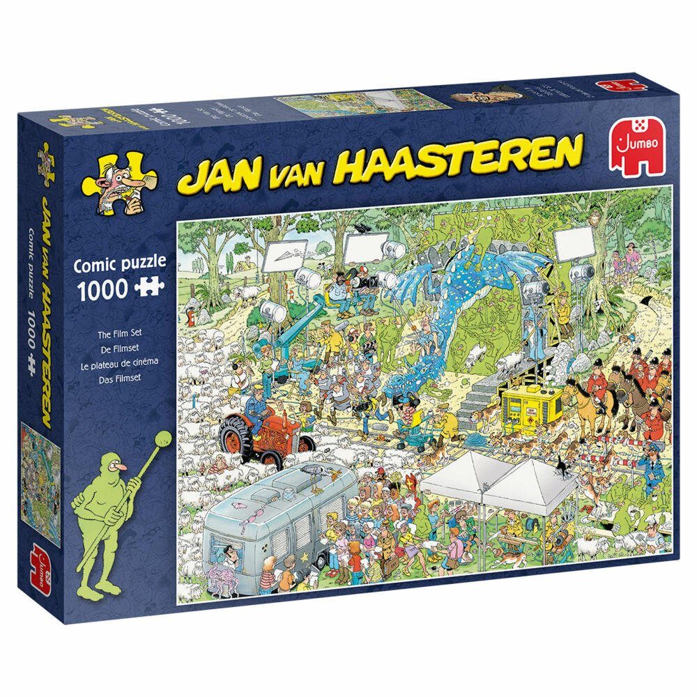 Puzzleteile Haasteren Jumbo 1000 Puzzle - Teile, Spiele Jan 1000 Film-Set van