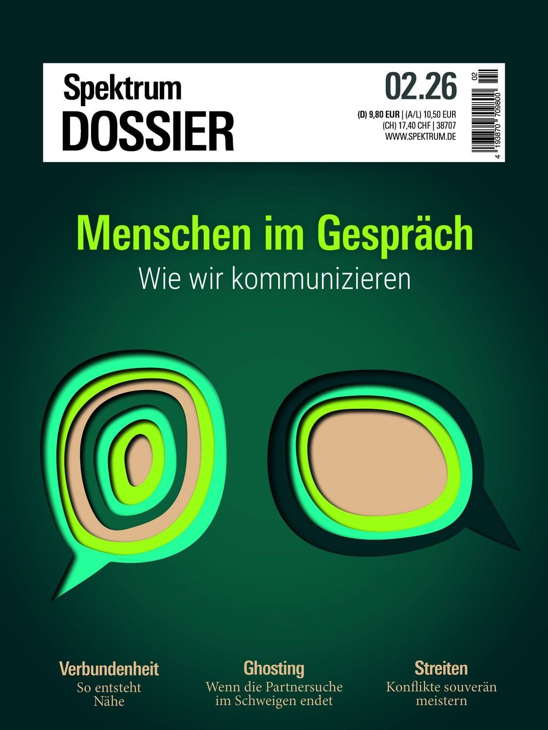 Spektrum Dossier 2/2026 Menschen im Gespräch / diverse