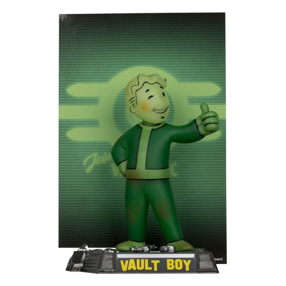 McFarlane Toys Merchandise-Figur Fallout Movie Maniacs PVC Statue Vault Boy 13 cm