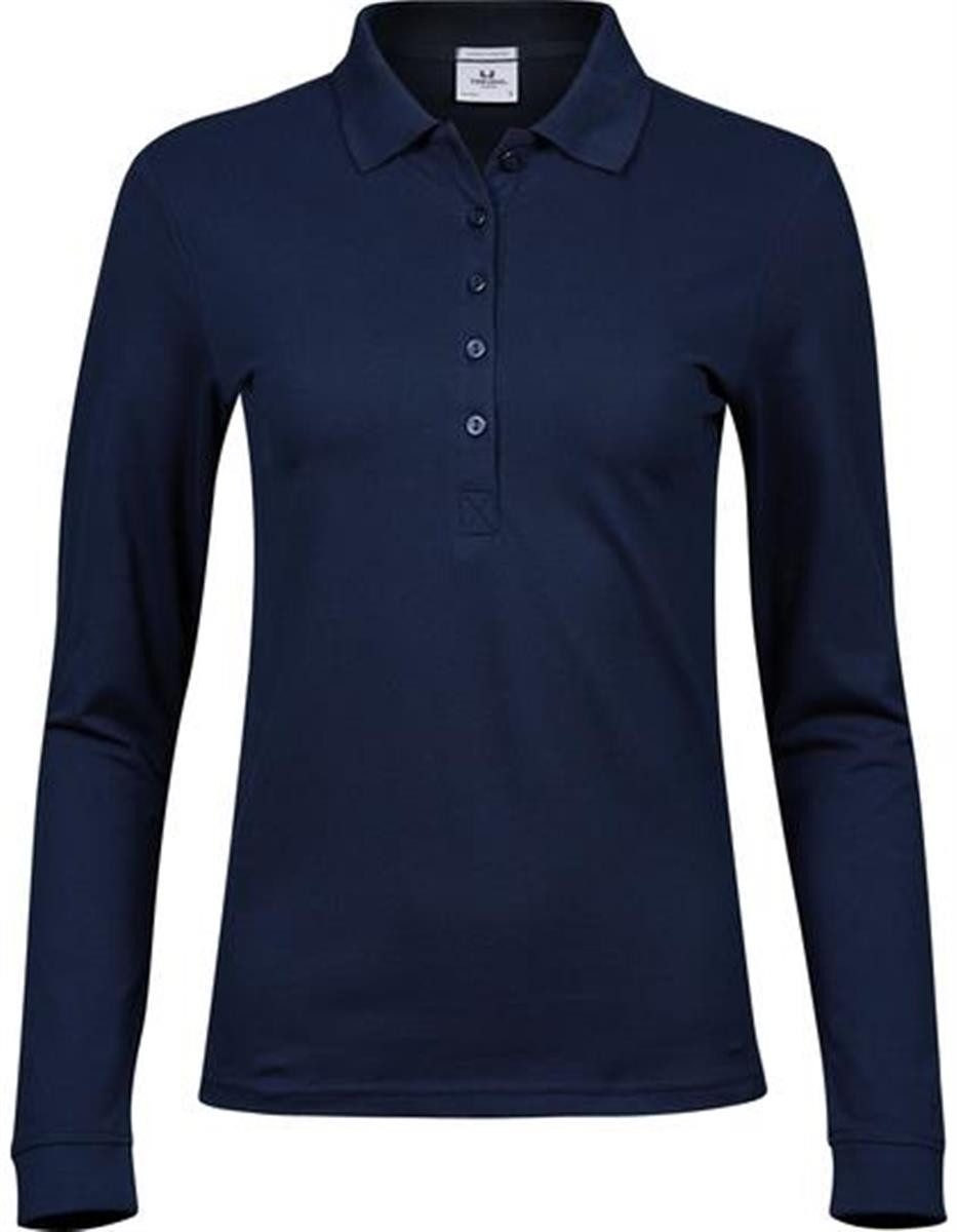 Tee Jays Langarm-Poloshirt Ladies Stretch Long Sleeve Poloshirt