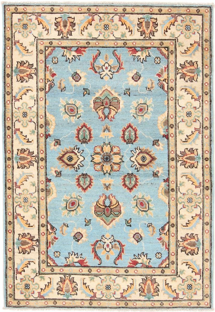 Orientteppich Kazak 106x154 Handgeknüpfter Orientteppich, Nain Trading, rechteckig, Höhe: 5 mm