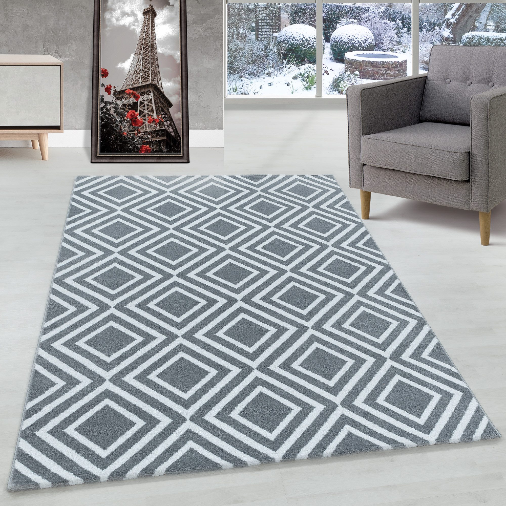 Designteppich Geometrisch Design