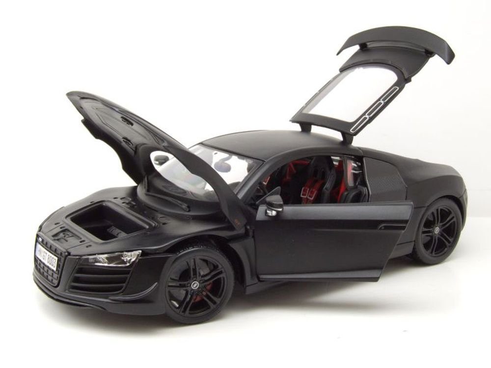 Maisto® Modellauto Audi R8 GT matt schwarz, Maßstab 1:18