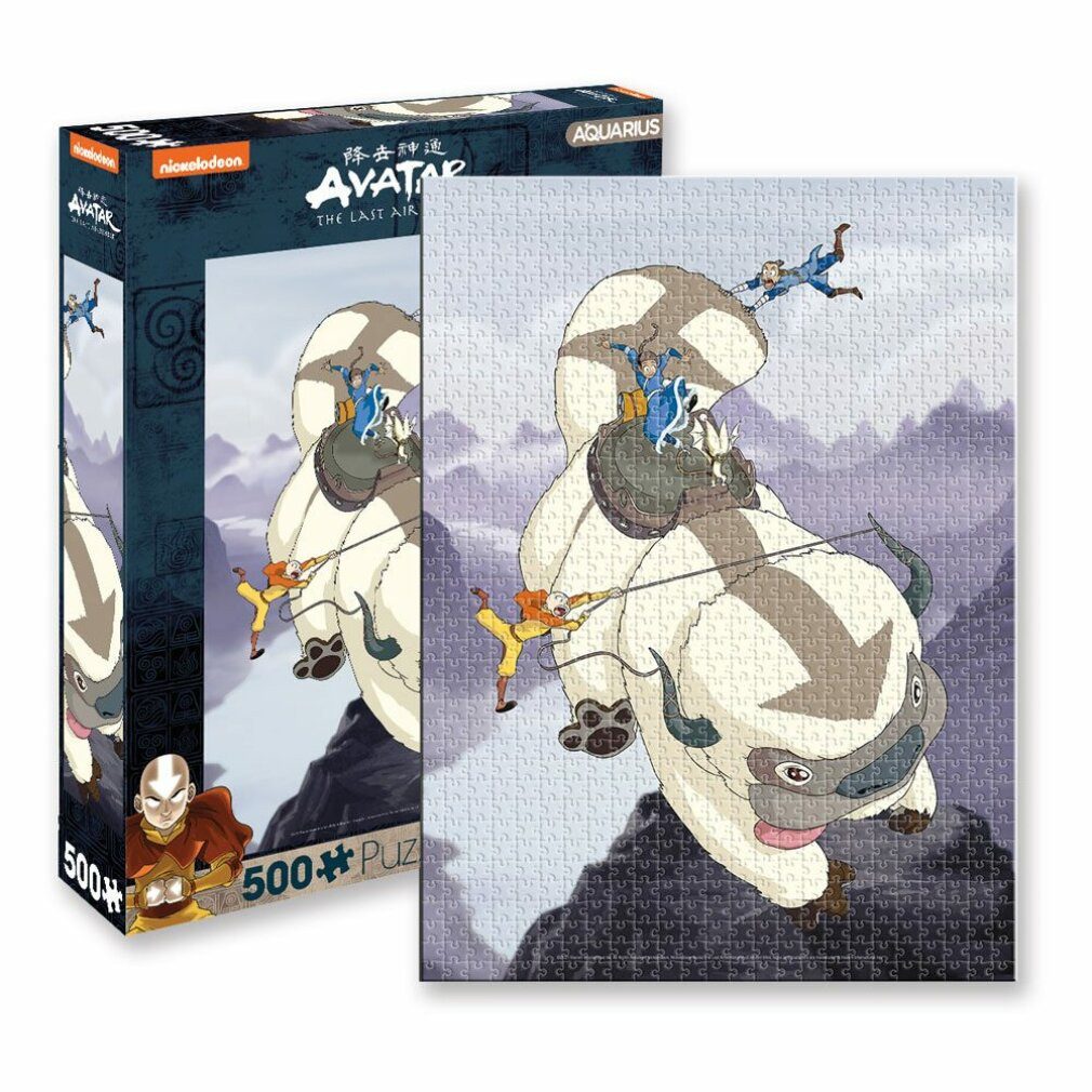 Aquarius Puzzle Avatar Der Herr der Elemente Puzzle Appa and Gang (500 Teile), Puzzleteile